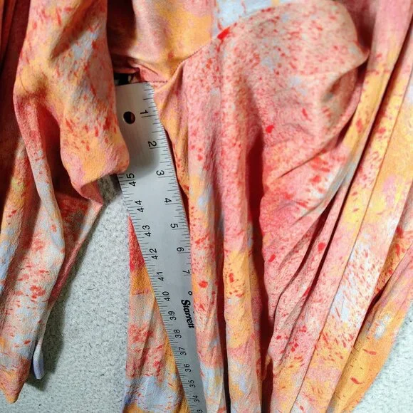 Free People Seduction Jumpsuit Women's S Multicolor Tie-Dye Halter Neck Wide Leg - Picture 7 of 15